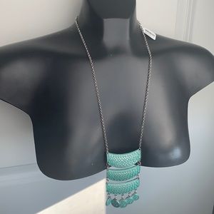 Long statement necklace